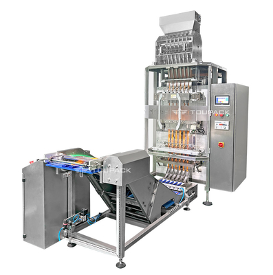 Hoge snelheid VFF's Multi-Column Package Checkweighing System Multi Lane Poederverpakkingsmachine