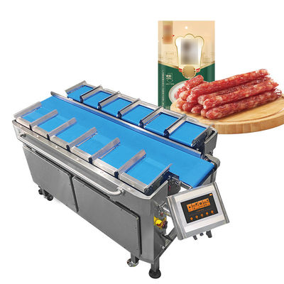 Chinese rookworst half-automatische 12 hoofd multihead weigeraar verpakkingsmachine gehard saus verpakking verpakkingsmachine