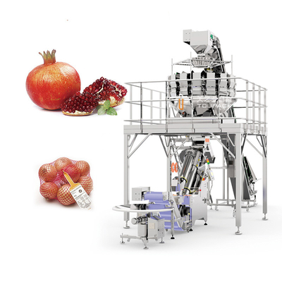 Lemon knoflook ui aardappel ananas mesh netzakken verpakkingsmachine net knipmachine