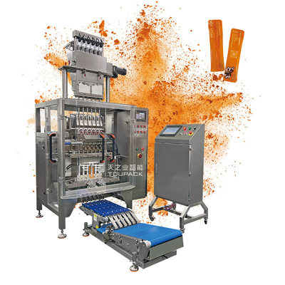 Automatische multi-lane poeder sachet verpakkingsmachine 1g-30g