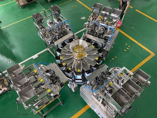 140BPM 0.5L weegt en vult Machine, Multihead-Automatische Combinatieweger