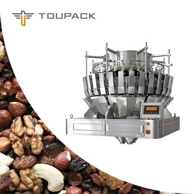 De automatische Machine van de de Wegersverpakking van SS304 2.5L Multihead voor Gemengde Nootboon