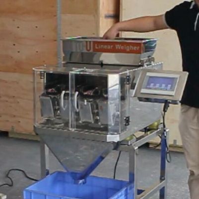 0.8KW 200g 4 Hoofdmachine van de de Wegersverpakking van 0.5L Lineaire 80 P/M