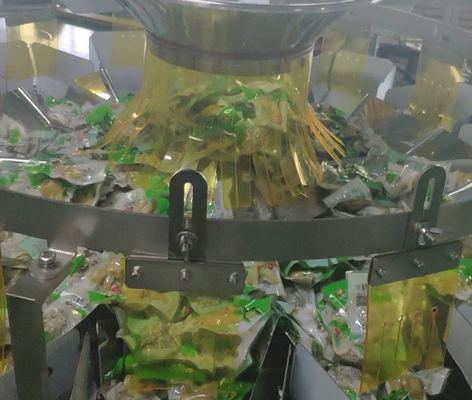 120 de Machine van de de Wegersverpakking van P/M SUS 304 Multihead voor Notenzaden