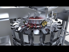 Verpakkings- en gewichtssysteem voor vrijetijdsvoedsel