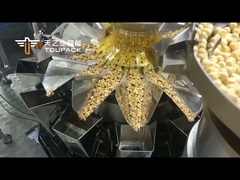 Verpakkingssysteem voor het mengen van noten, het wegen en tellen