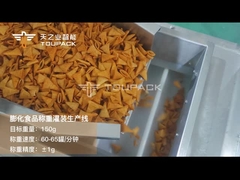 TOUPACK Automatisch weegsysteem voor de conservering van gepofte voedingsmiddelen (papierblikken)