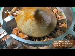 gekruid voedsel kleverig Kippenvleugels en kip steak Schroef Multihead Weigerer