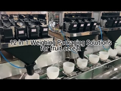 Lineaire weegmachine voor verpakkingsmachines voor het mengsel van vruchten en granen