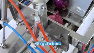 Snel automatisch netzakverpakkingssysteem (0,5 kg - 5 kg)