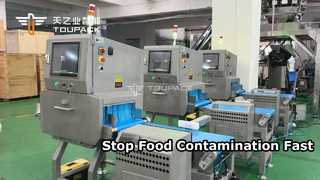 Röntgeninspectiemachine voor verpakte en bulkvoedselproducten